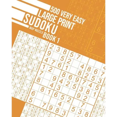 500 Very Easy Large Print Sudoku Book 1