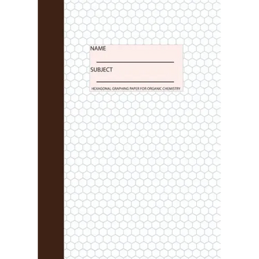 Organic Chemistry Notebook: Hexagonal Graph Paper, 100 pages