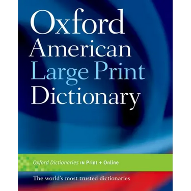 Oxford American Large Print Dictionary