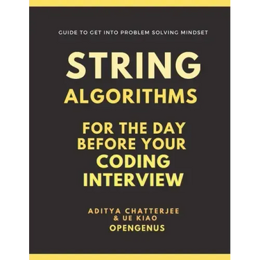String Algorithms for the day before your Coding Interview