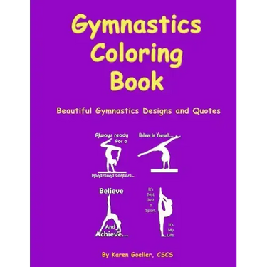 Gymnastics Coloring Book