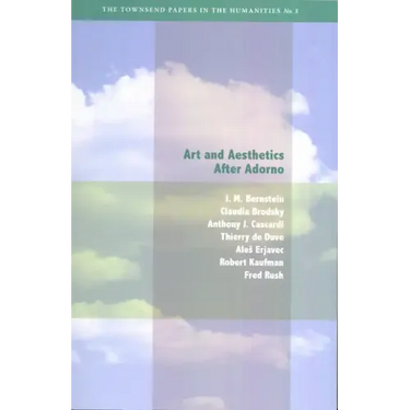 Art and Aesthetics After Adorno