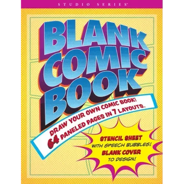 Blank Comic Book (Stencil Included)
