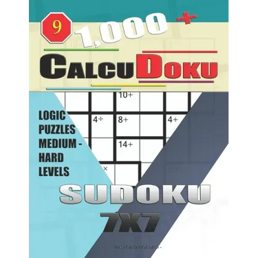 1,000 + Calcudoku sudoku 7x7: Logic puzzles medium - hard levels