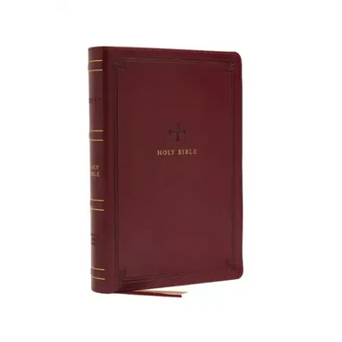 Nrsv, Catholic Bible, Standard Large Print, Leathersoft, Red, Comfort Print: Holy Bible