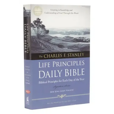 Charles F. Stanley Life Principles Daily Bible-NKJV