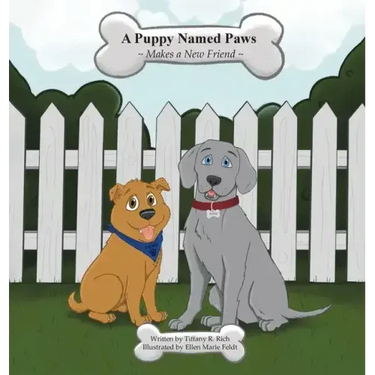 A Puppy Named Paws Makes a New Friend