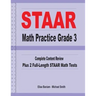 STAAR Math Practice Grade 3: Complete Content Review Plus 2 Full-length STAAR Math Tests