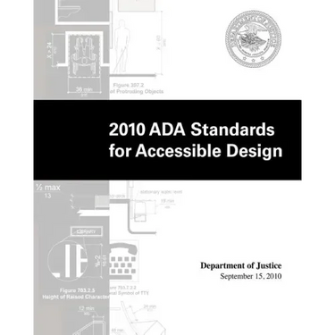 2010 ADA Standards for Accessible Design by Department of Justice