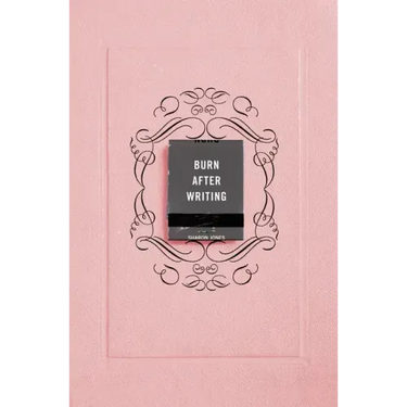 Burn After Writing (Pink)