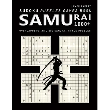 Samurai Sudoku: 1000 Puzzle Book, Overlapping into 200 Samurai Style Puzzles, Travel Game, Lever Expert Sudoku, Volume 17