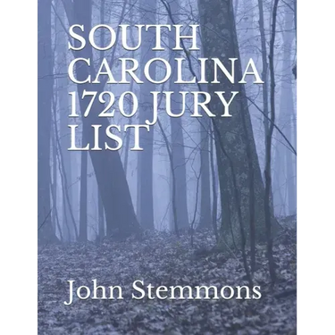 South Carolina 1720 Jury List