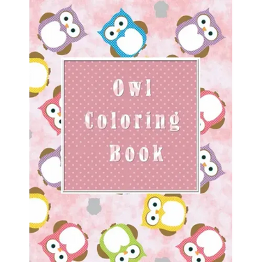 owl coloring book: relax in color, for children and adult