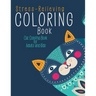 Stress-Relieving Coloring Book: Cat Coloring Book for Adults and Kids