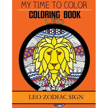 Leo Zodiac Sign - Adult Coloring Book