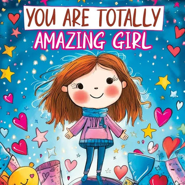You Are Totally Amazing Girl: Inspiring and Motivational Stories with a Coloring Book to Spark Creativity, Build Confidence and Celebrate How Great
