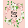 Flower coloring book: This coloring book is helpful for adults to relieve their mental stress .