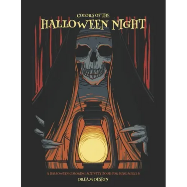 Colors of the Halloween Night: A Halloween Coloring Activity Book for Kids Ages 3-8