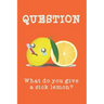 What do you give a sick lemon?: GRAPH PAPER 6"X9" - Cute Cool Funny Novelty Gift for Kids Boys Girls Teens Adults Men Women - Good for Home School Off