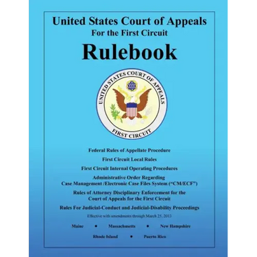 Rulebook: United States Court of Appeals: For the First Circuit