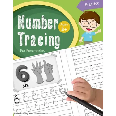 Number Tracing Book for Preschoolers: Number tracing books for kids ages 3-5, Number tracing workbook, Number Writing Practice Book, Number Tracing Bo
