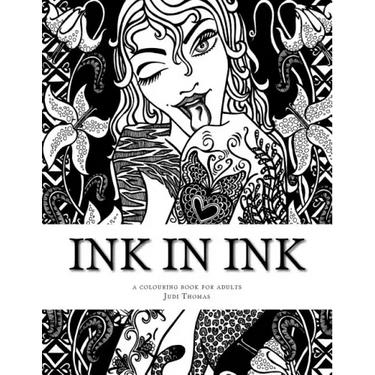 Ink in Ink: A Tattoo inspired adult colouring book