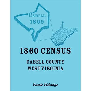 1860 Cabell County, West Virginia Census