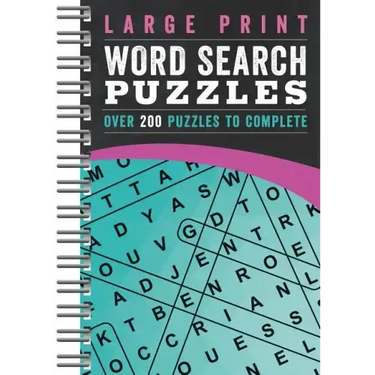 Large Print Word Search Puzzles Teal: More Than 200 Puzzles to Complete