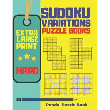 Extra Large Print Sudoku Variations Puzzle Books Hard: Sudoku X, Sudoku Hyper, Sudoku Twins, Sudoku Triathlon A, Sudoku Triathlon B, Sudoku Marathon,