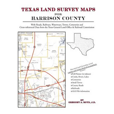 Texas Land Survey Maps for Harrison County