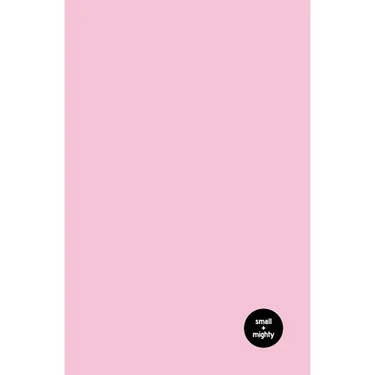 Small and Mighty Blush Pink Positive Words Journal: Start with a small word of positivity and encourage the mighty in you