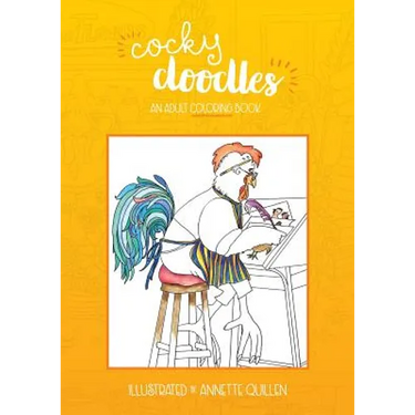 Cocky Doodles: An Adult Coloring Book