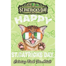 St Patricks Day Coloring Book For Adult: St. Patricks Kitty wearing glassess An Adult Coloring Books St Patrick for Kids, Adults with Beautiful Irish