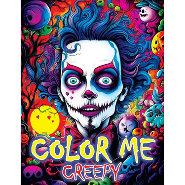 Color Me Creepy: Where Eerie Artistry and Your Imagination Converge - Begin Your Captivating Coloring Book Adventure