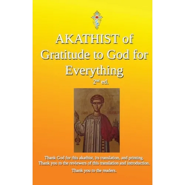 Akathist of Gratitude to God for Everything