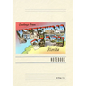 Vintage Lined Notebook Greetings from Hollywood Beach, Florida