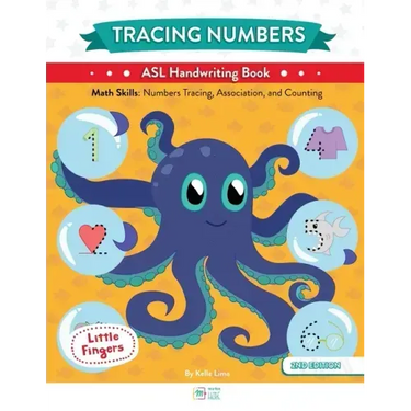 Tracing Numbers: ASL Handwriting Book