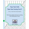Paper Bead Crafts Paper Bead Coloring Book 4: With 3/4" Paper Bead Cutting Templates
