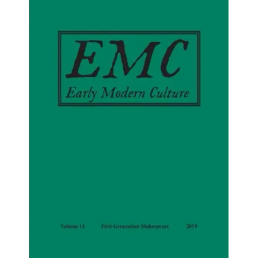 Early Modern Culture:: Vol. 14