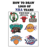 How to Draw LOGO of NBA Teams: Draw Your Historical Basketball Team by Easy Way !!!!!!!!!!!!!!!!!!!!!!!!!!!!!!!!!