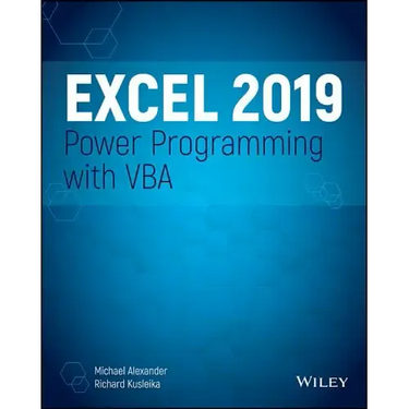 Excel 2019 Power Programming with VBA