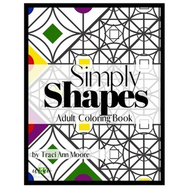 Simply Shapes: Adult Coloring Book