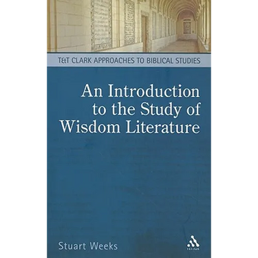 An Introduction to the Study of Wisdom Literature