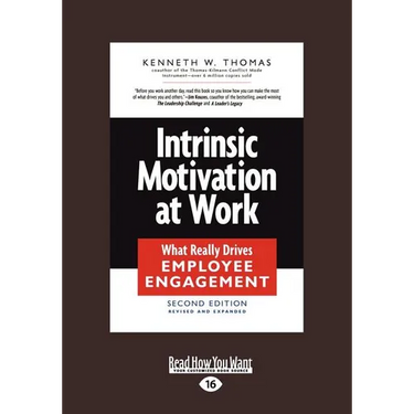 Intrinsic Motivation at Work: What Really Drives Employee Engagement (Large Print 16pt)