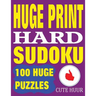 Huge Print Hard Sudoku: 100 Hard Sudoku Puzzles with 2 puzzles per page. 8.5 x 11 inch book