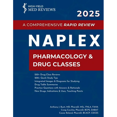 2025 NAPLEX - Pharmacology & Drug Classes: A Comprehensive Rapid Review