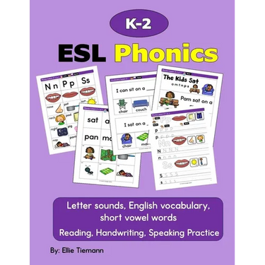 K-2 ESL Phonics: reading, handwriting, speaking practice
