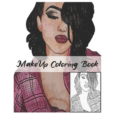 MakeUp Coloring Book: Makeup Face Charts 100 Pages " 8 x 10" 50 Beautiful women faces to Coloring for make up lovers