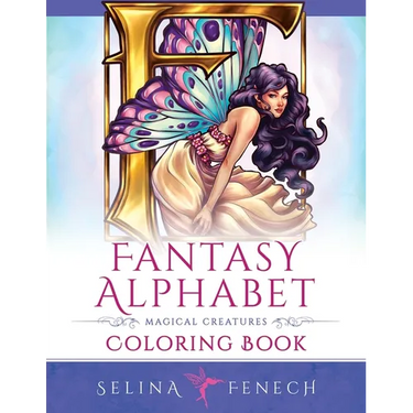 Fantasy Alphabet - Magical Creatures Coloring Book