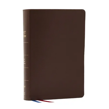 Net Bible, Full Notes Edition (Net, Brown Genuine Leather, Comfort Print): Holy Bible